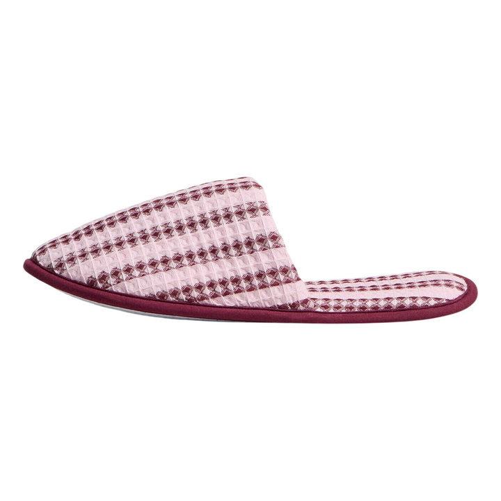 Photo: HAY Waffle Slippers in Stripe Cool Pink