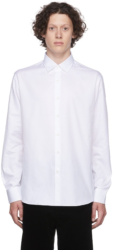 Photo: Salvatore Ferragamo White Cotton Shirt