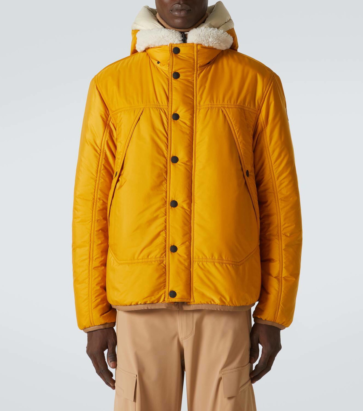 Moncler Grenoble Wengi reversible faux shearling down jacket