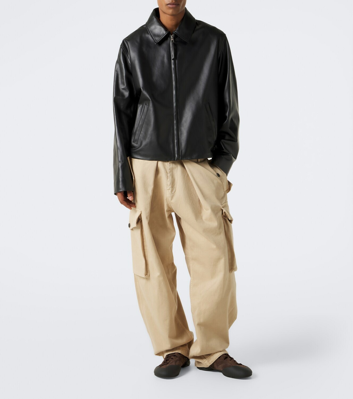 Loewe Grip Anagram suede sneakers