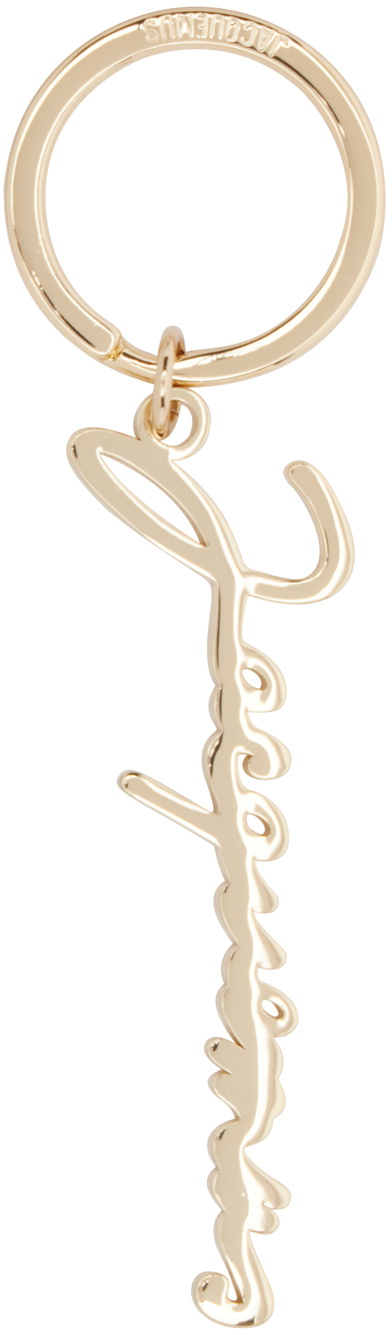 Jacquemus Gold Le Papier 'Le Porte Clés Jacquemus' Keychain