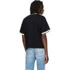 Versace Black Printed Cotton-Jersey Regular T-shirt