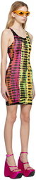 AGR Multicolor Tie-Dye Minidress