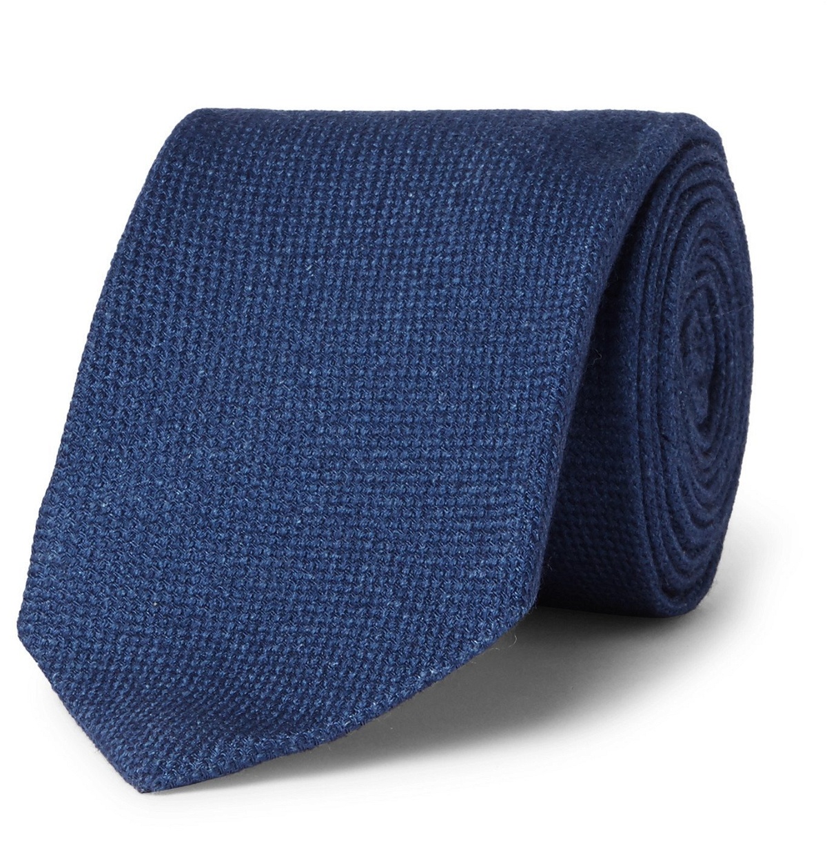 Kingsman - Drake's 9cm Wool, Silk and Cashmere-Blend Tie - Blue Kingsman