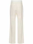 VICTORIA BECKHAM Straight Viscose Blend Pants