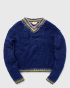 Marni V Neck Sweater Blue - Mens - Pullovers