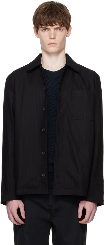 Photo: A.P.C. Black Jeffray Jacket