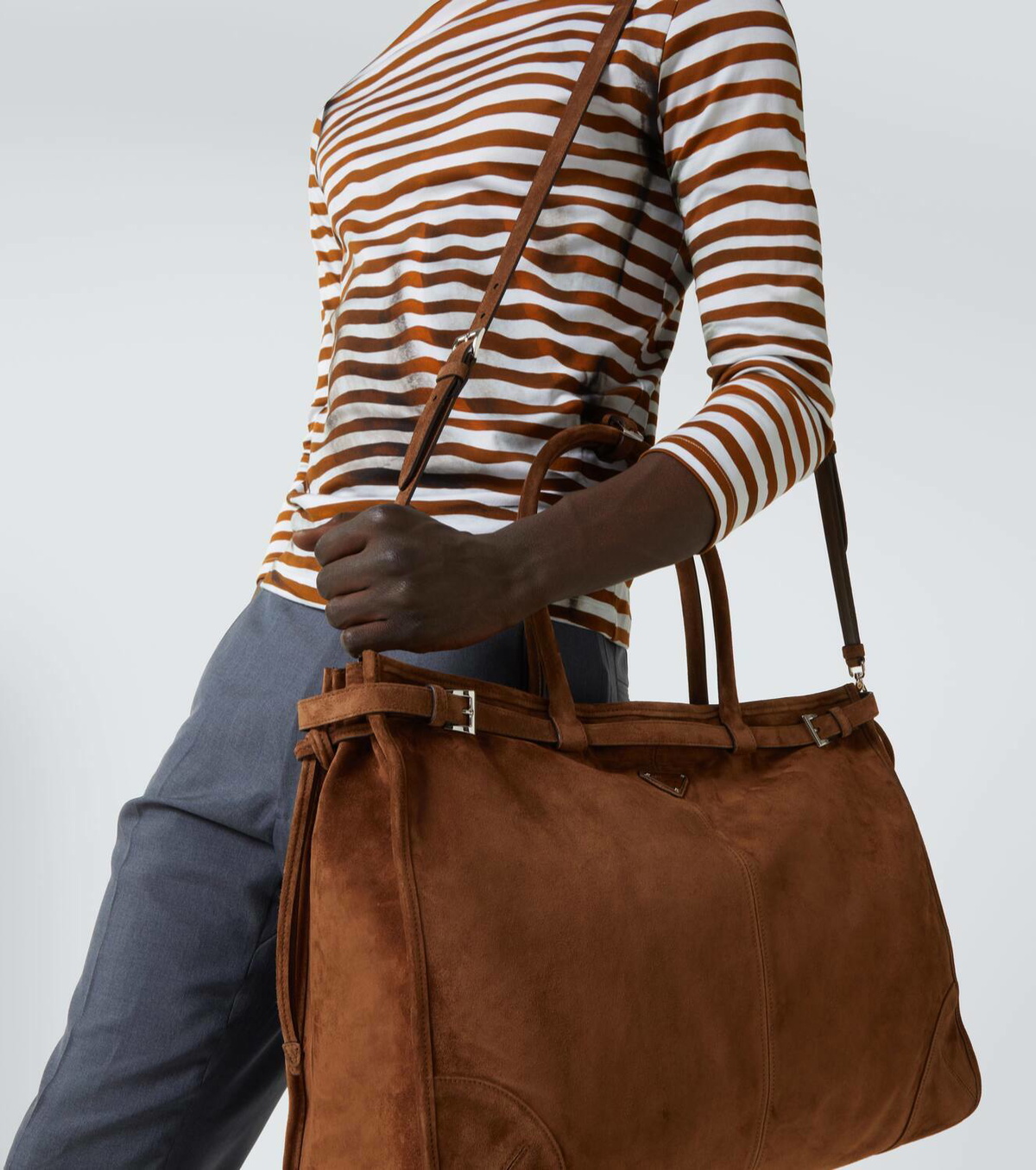 Prada Suede tote bag