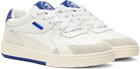 Palm Angels White & Blue University Sneakers