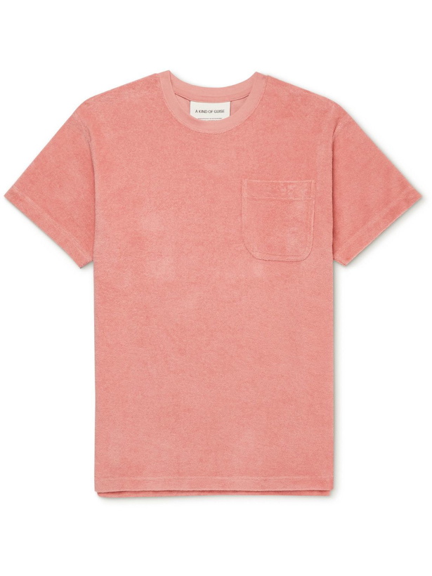Photo: A Kind Of Guise - Veloso Organic Cotton-Terry T-Shirt - Pink