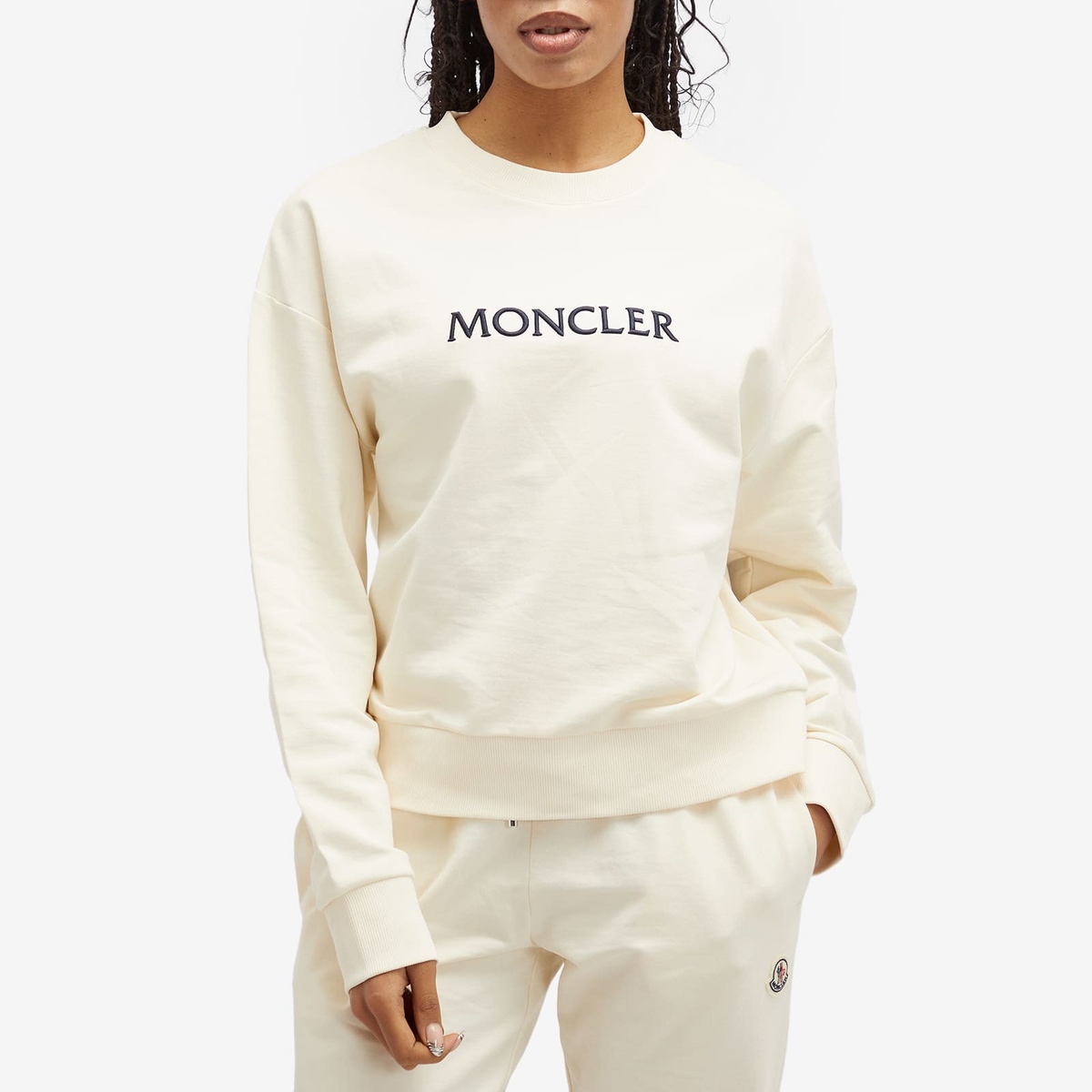 MONCLER☆24SS IADI 袖ロゴ ウィンドブレーカー LADIES MONCLER Black Silk Organza Zip,Drawstring Hood Jacket 00/38
