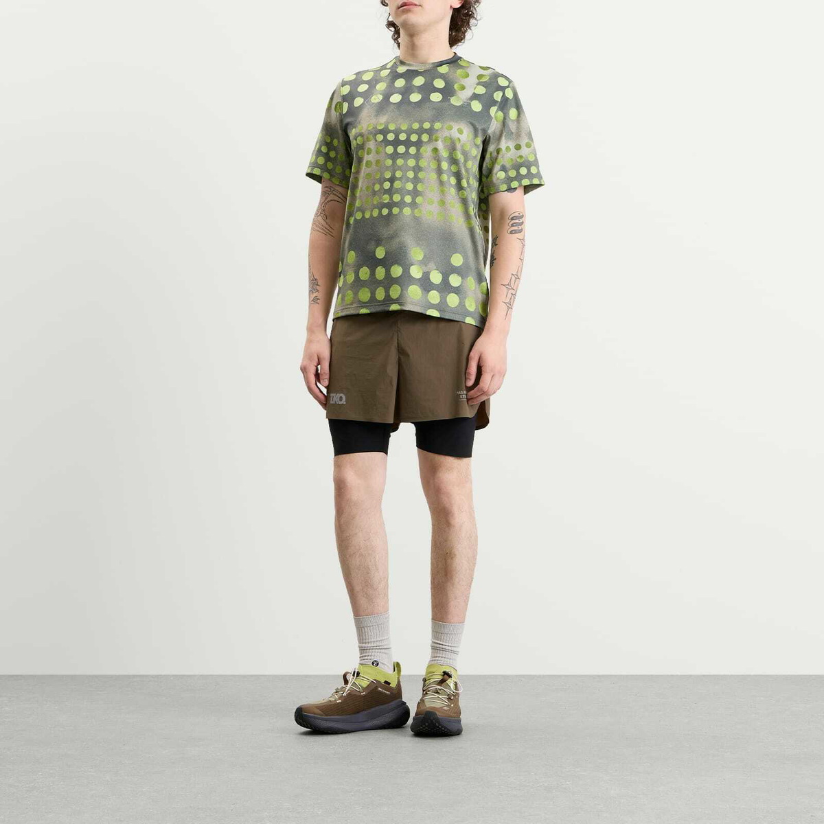 Pas Normal Studios Men's T.K.O. Balance 2-in-1 Shorts in Dark Stone