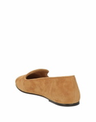 The Row Womens Loafers Camel
