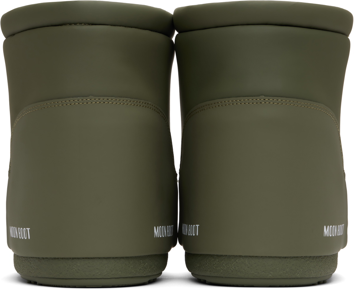 Moon Boot Khaki Icon Low Rubber Boots Moon Boot