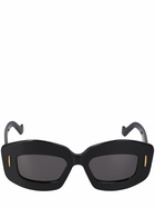 LOEWE - Chunky Anagram Acetate Sunglasses