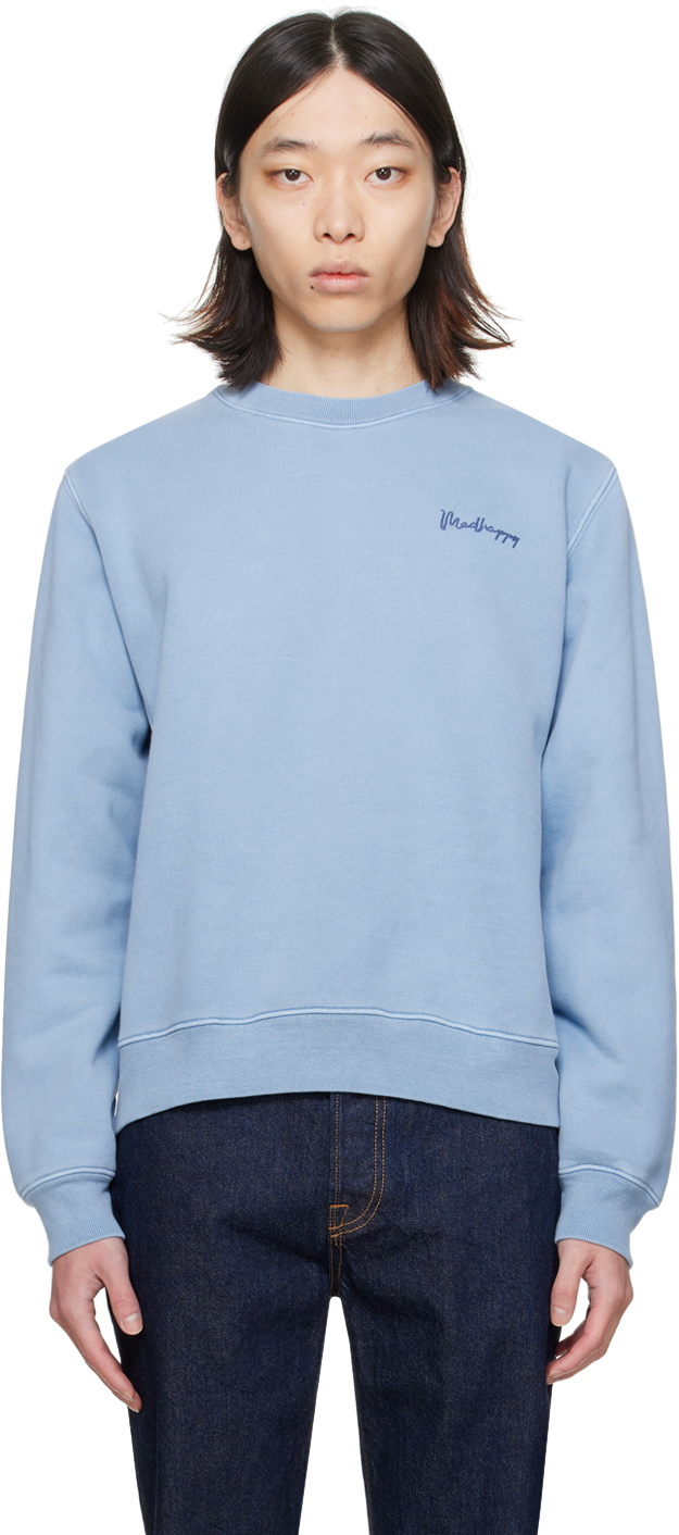 Madhappy blue sweatshirt sale