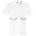 Jean Paul Gaultier Women's Logo T-Shirt in White/Black