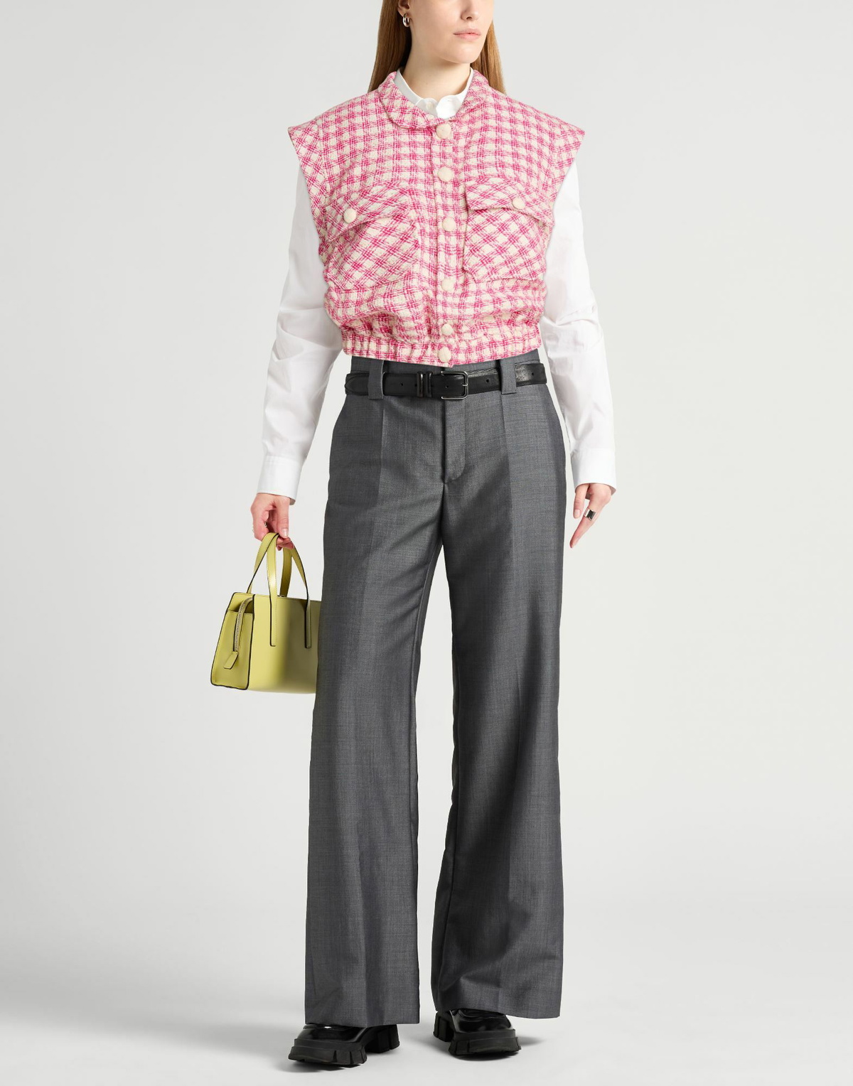 Jijil Womens Vest in Magenta