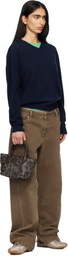 Gimaguas Brown Mini Capazo Bag