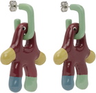 AVAVAV SSENSE Exclusive Multicolor Mini Old Lady Earrings