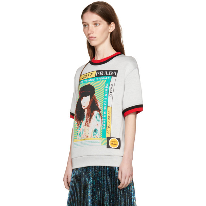 Prada t shirt top 2017