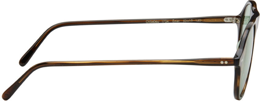 Oliver Peoples Tortoiseshell Emet Sunglasses