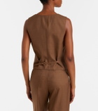 Gabriela Hearst Coleridge wool and silk vest