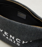 Givenchy Logo cotton denim pouch