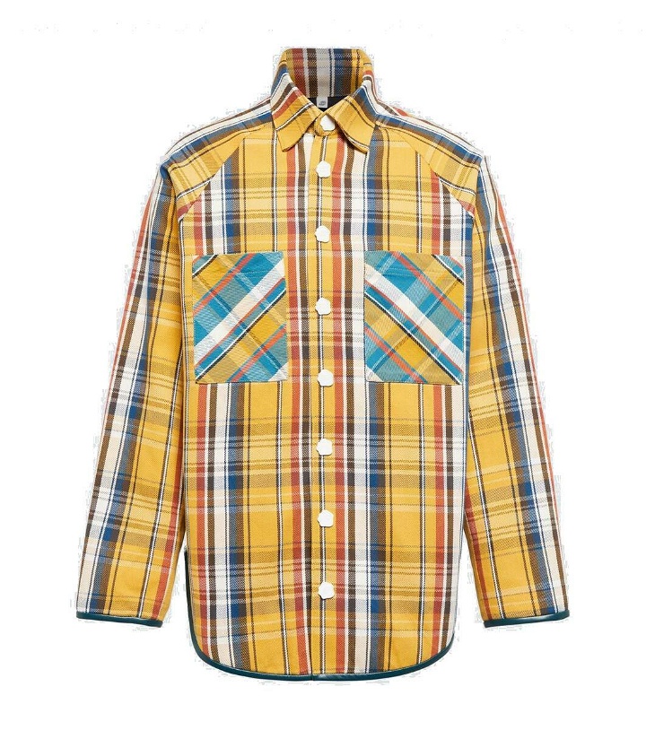 Photo: Due Diligence Reversible checked cotton jacket