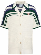 CASABLANCA - Tennis Cotton Crochet S/s Shirt