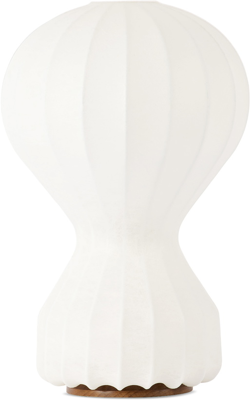 Photo: Flos White Gatto Piccolo Table Lamp