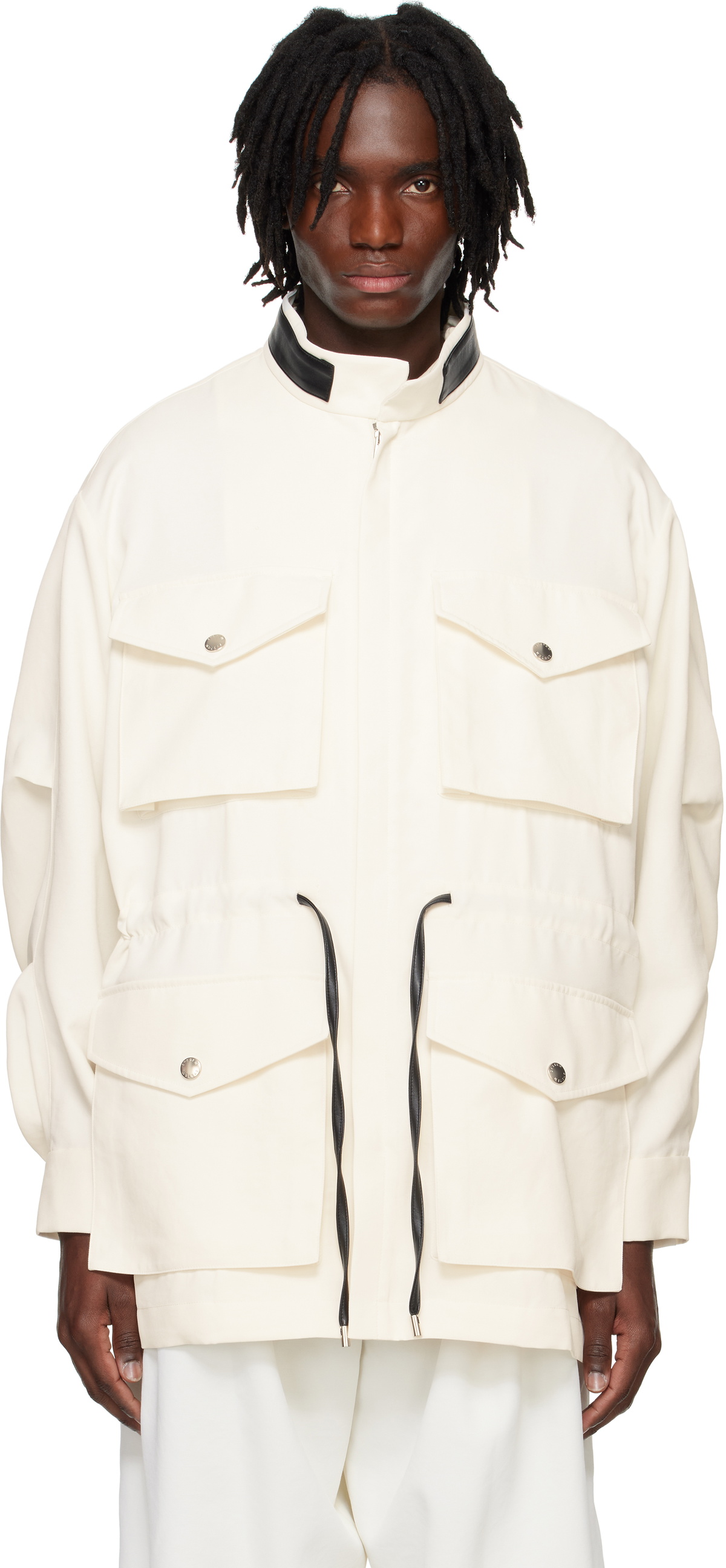 System Off-White Bicolor 4 Pocket Jacket