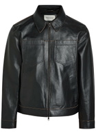 Oliver Spencer Leather Jacket Black