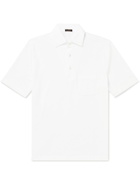 Rubinacci - Cotton-Piqué Polo Shirt - White