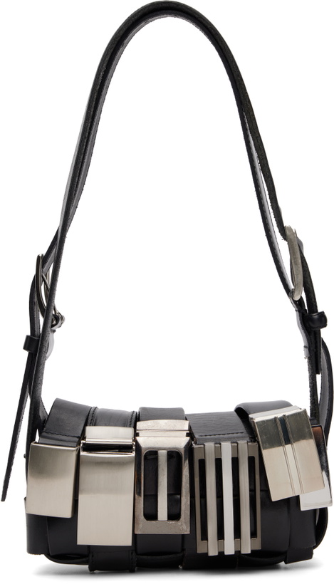Photo: HODAKOVA Black Buckle Baguette Bag