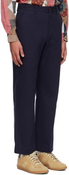 Bode Navy Standard Trousers