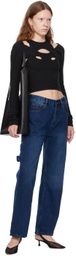WYNN HAMLYN Black Derry Long Sleeve T-Shirt