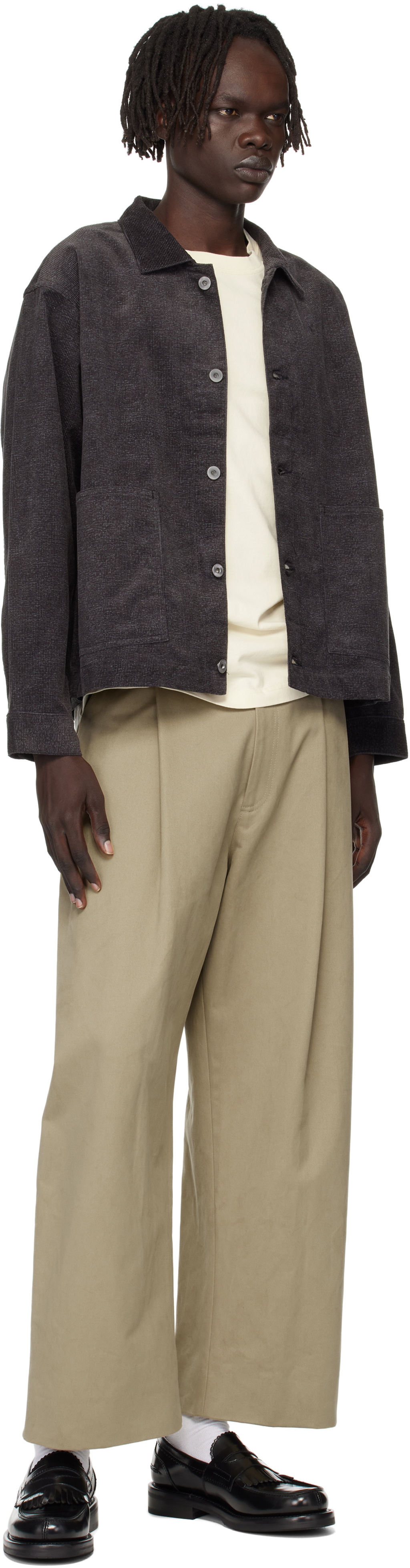 Taiga Takahashi Gray Lot. 303 Coverall Jacket