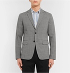 Theory - Grey Slim-Fit Wool-Blend Blazer - Gray