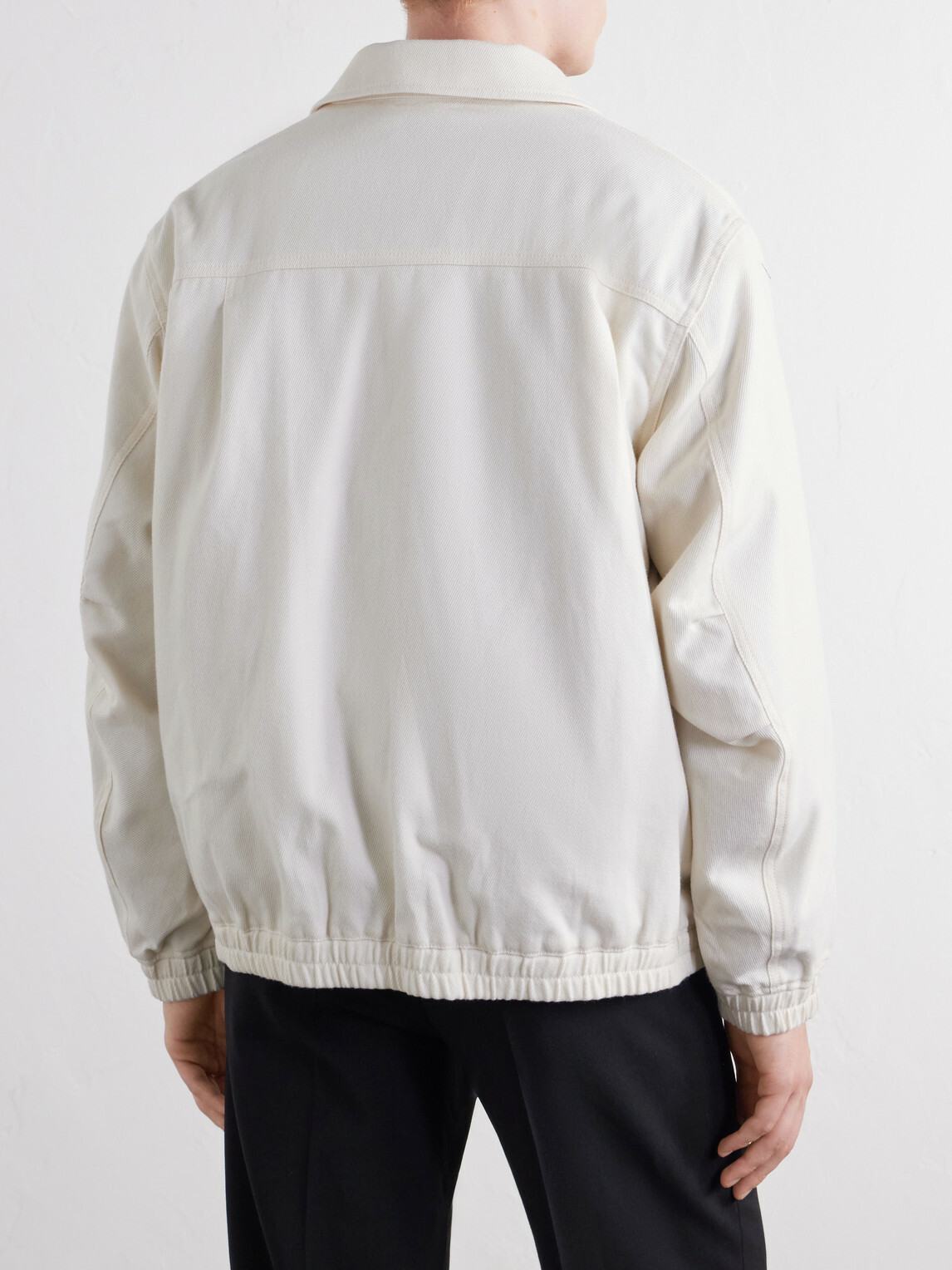 ATON - Wool And Cotton-Blend Twill Jacket - Neutrals