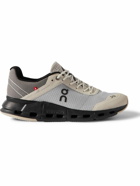 ON - Cloudnova Z5 Rush Rubber-Trimmed Recycled-Mesh Sneakers - Gray