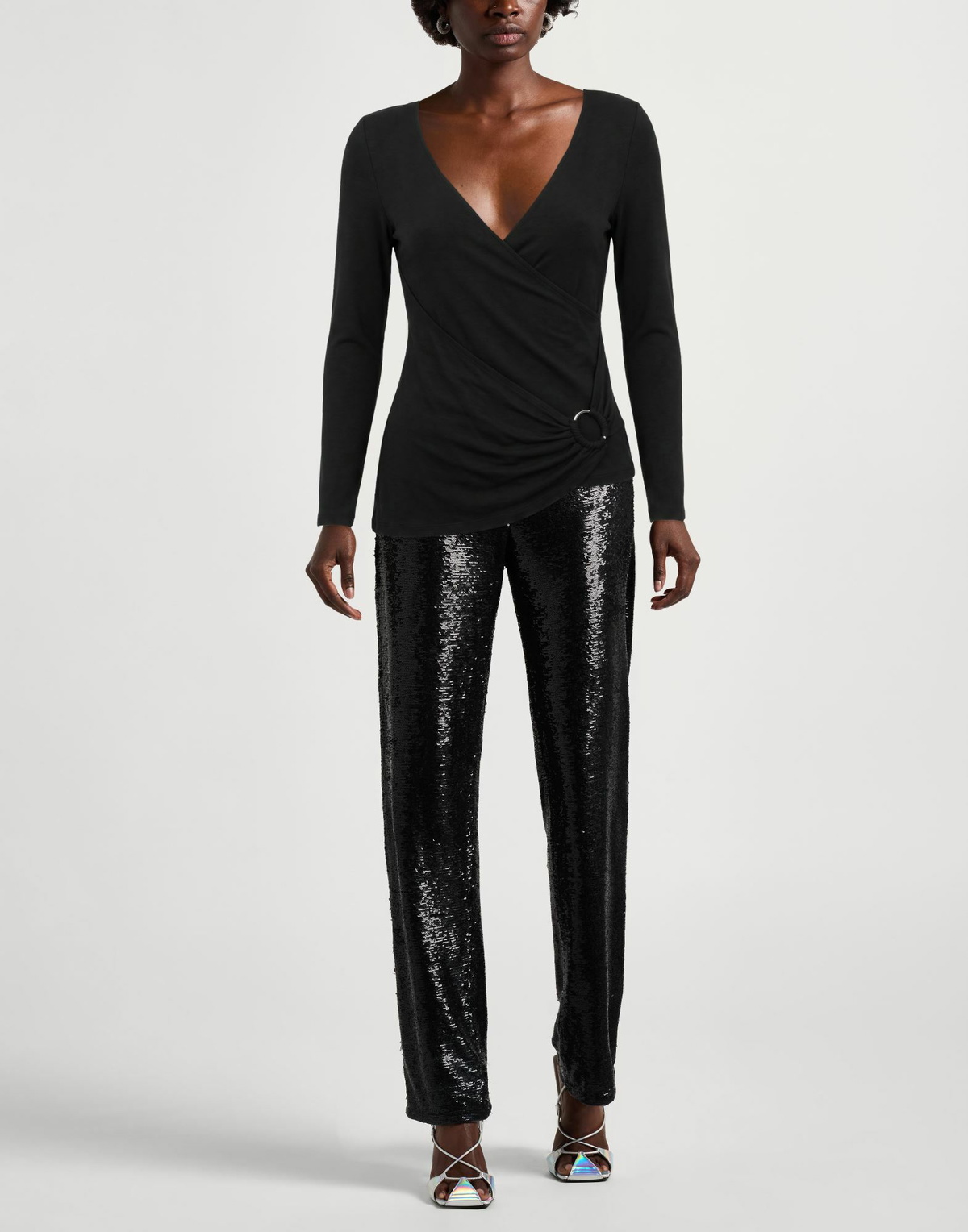 Chiara Boni La Petite Robe Womens Top in Black