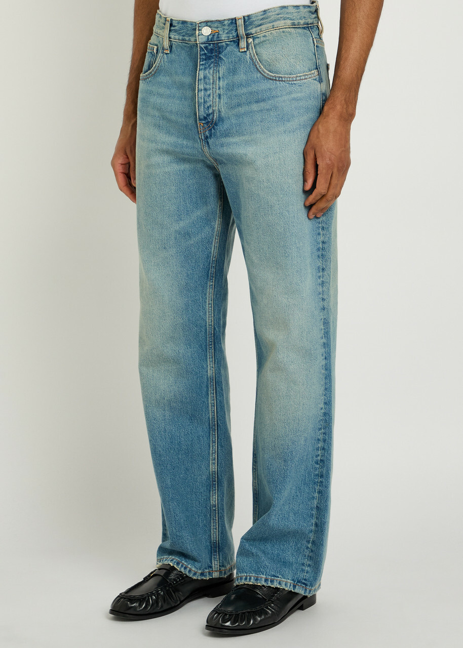 Won Hundred Genoa Straight-leg Jeans Mid Blu