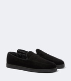Church's Peebles shearling-lined suede loafers