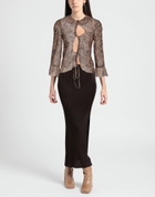Avavav Womens Top Khaki