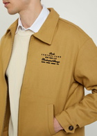 Bode Central Park Printed Twill Jacket Khaki
