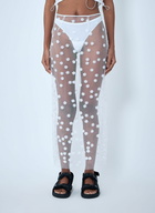 Cecilie Bahnsen Sheer Floral Overlay Skirt