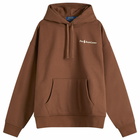 Polo Ralph Lauren Men's Heavyweight Fleece Logo Hoodie in Chocolate Mousse