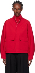 AO Yes Red & White Padded Reversible Jacket