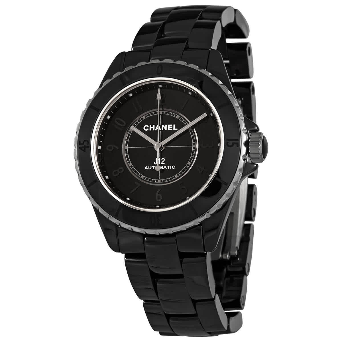 Chanel J12 Automatic Black Dial Unisex Watch H6185